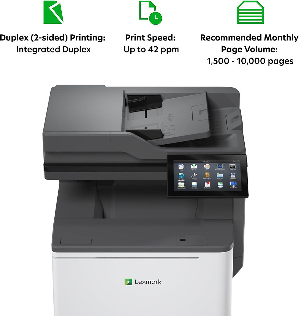 תמונה ממוזערת: מדפסת Lexmark CX-635ADWE