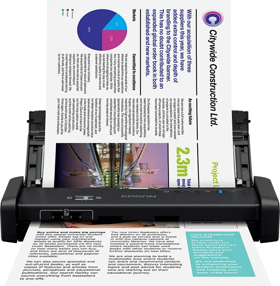 סורק מסמכים Epson Workforce DS-310