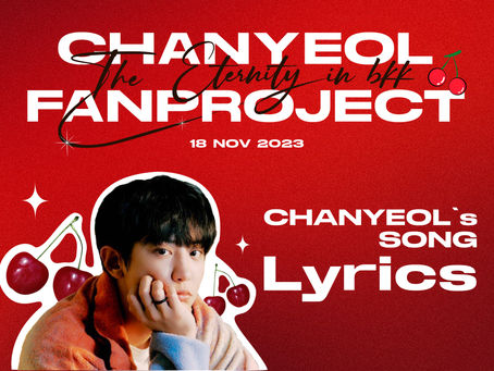 ▶️ เนื้อเพลง CHANYEOL FANCON TOUR