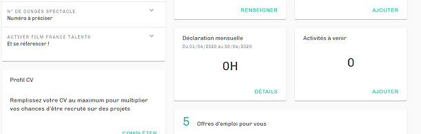 CV complet