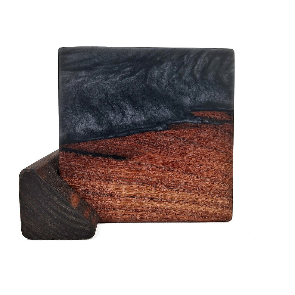 Thumbnail: Smoke Mesquite Coaster Set