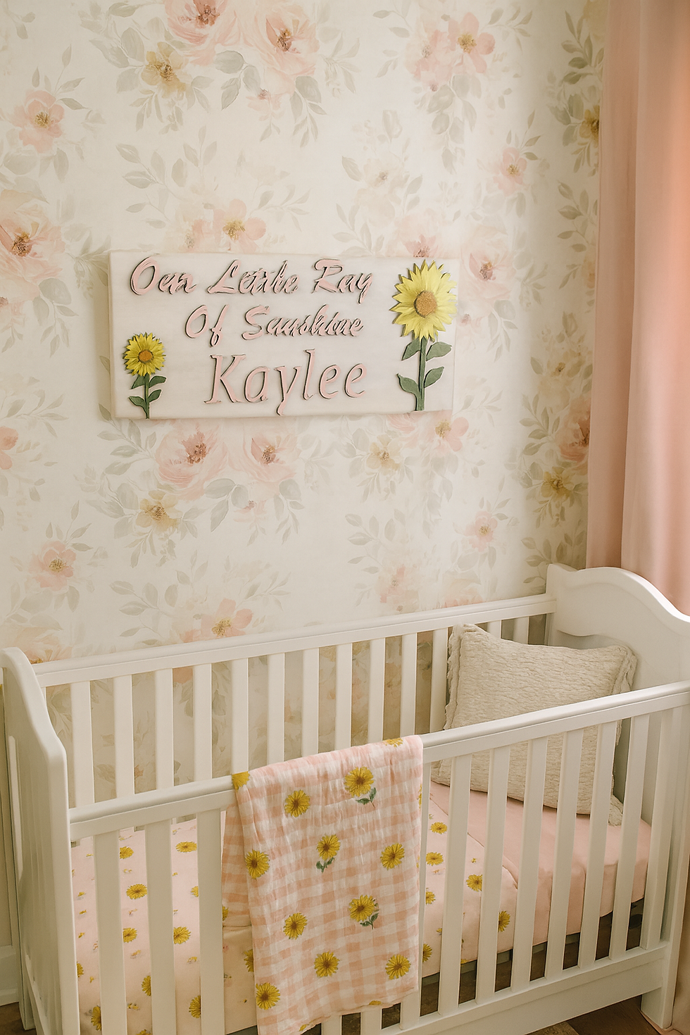 Personalized Sunflower Name Sign