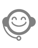 Customer Service Icon - Grey