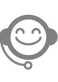 Customer Service Icon - Grey