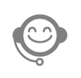 Customer Service Icon - Grey