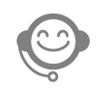 Service à la clientèle Icon - Gris