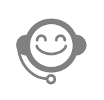 Service à la clientèle Icon - Gris