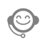 Customer Service Icon - Grey