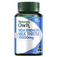 Nature's Own High Strength Milk Thistle 35000 60 Capsules