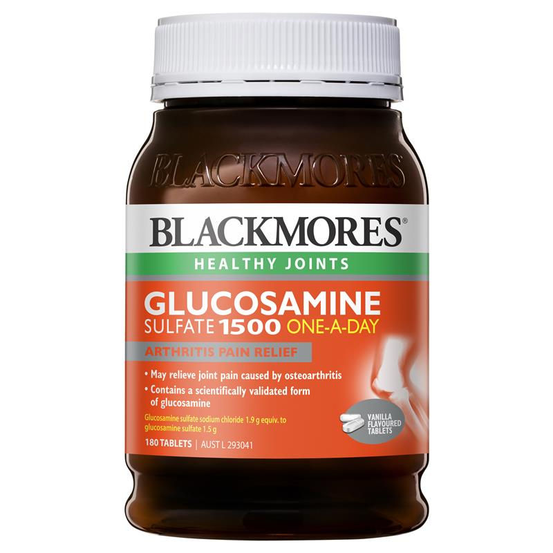 Blackmores Glucosamine Sulfate 1500mg One-A-Day 180 Tablets