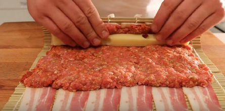 Ground meat and cheese wrapped in bacon. The result is absolutely delicious!