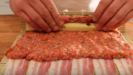 Ground meat and cheese wrapped in bacon. The result is absolutely delicious!