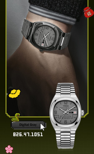 Seagull Retro Small TV Greedy Snake Unisex Dual Calendar Automatic