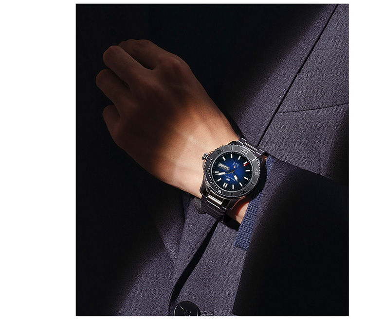 Thumbnail: Seagull Dual Calendar Ceramic Bezel 44mm Ocean Serie Automatic Diving Watch 1047