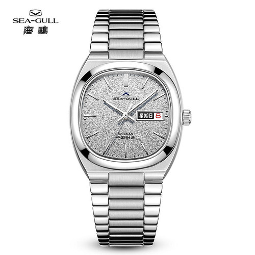 にしかわ　SEAGULLIV Seagull Retro No Signal Static Small TV 34mm Automatic Watch 1051C