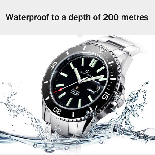 Sea☆ Seagull 416.22.1201 Ocean Star Upgraded Luminescent Ceramic Bezel