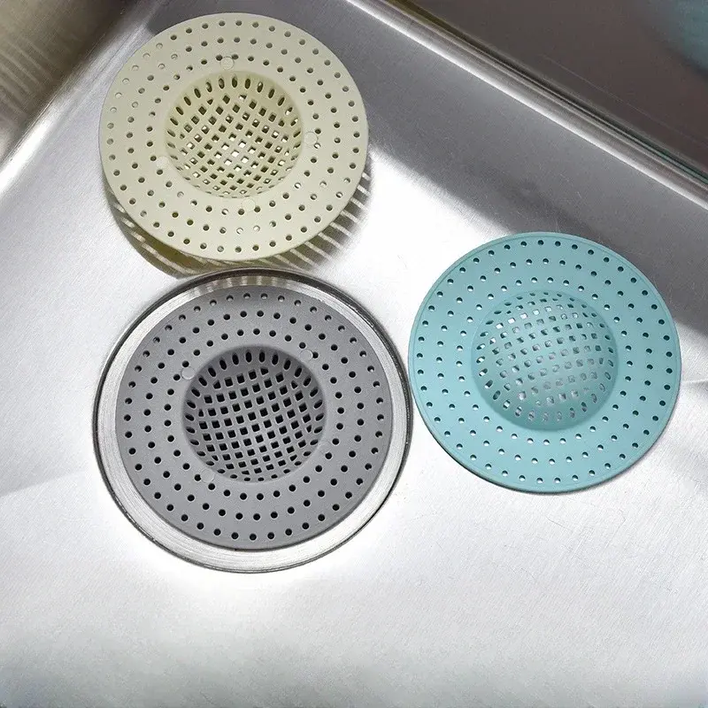 Filtro de plástico para pia de cozinha, ralo e esgoto – rede de filtragem, ta