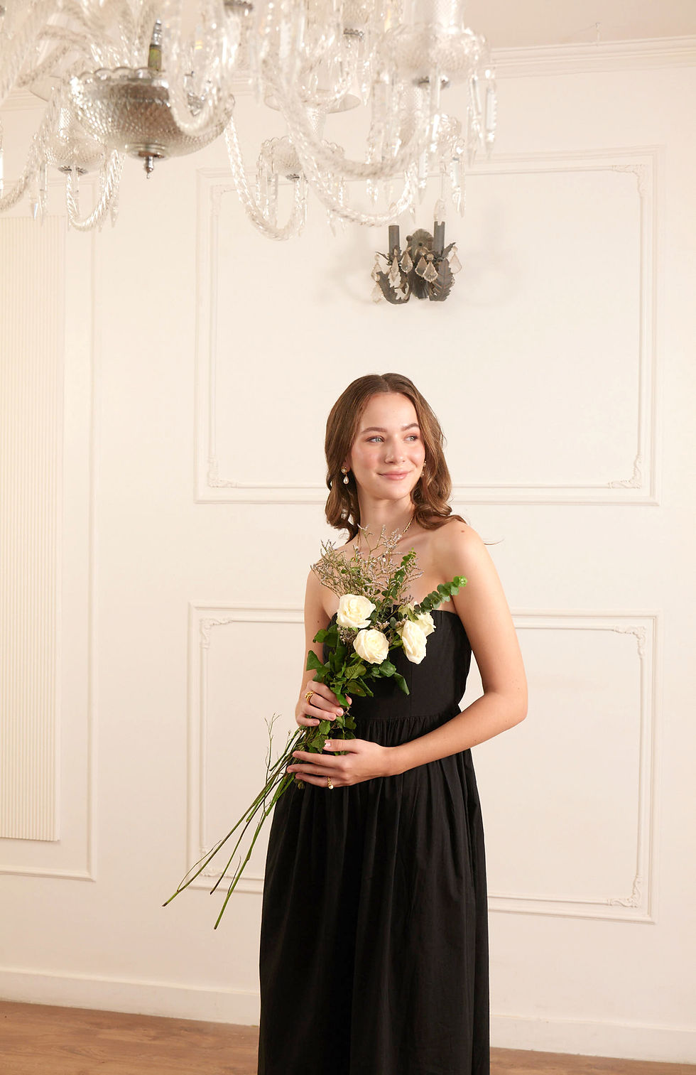 Thumbnail: Black Bandeau Dress