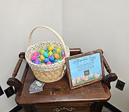 easter affirmation eggs and candy