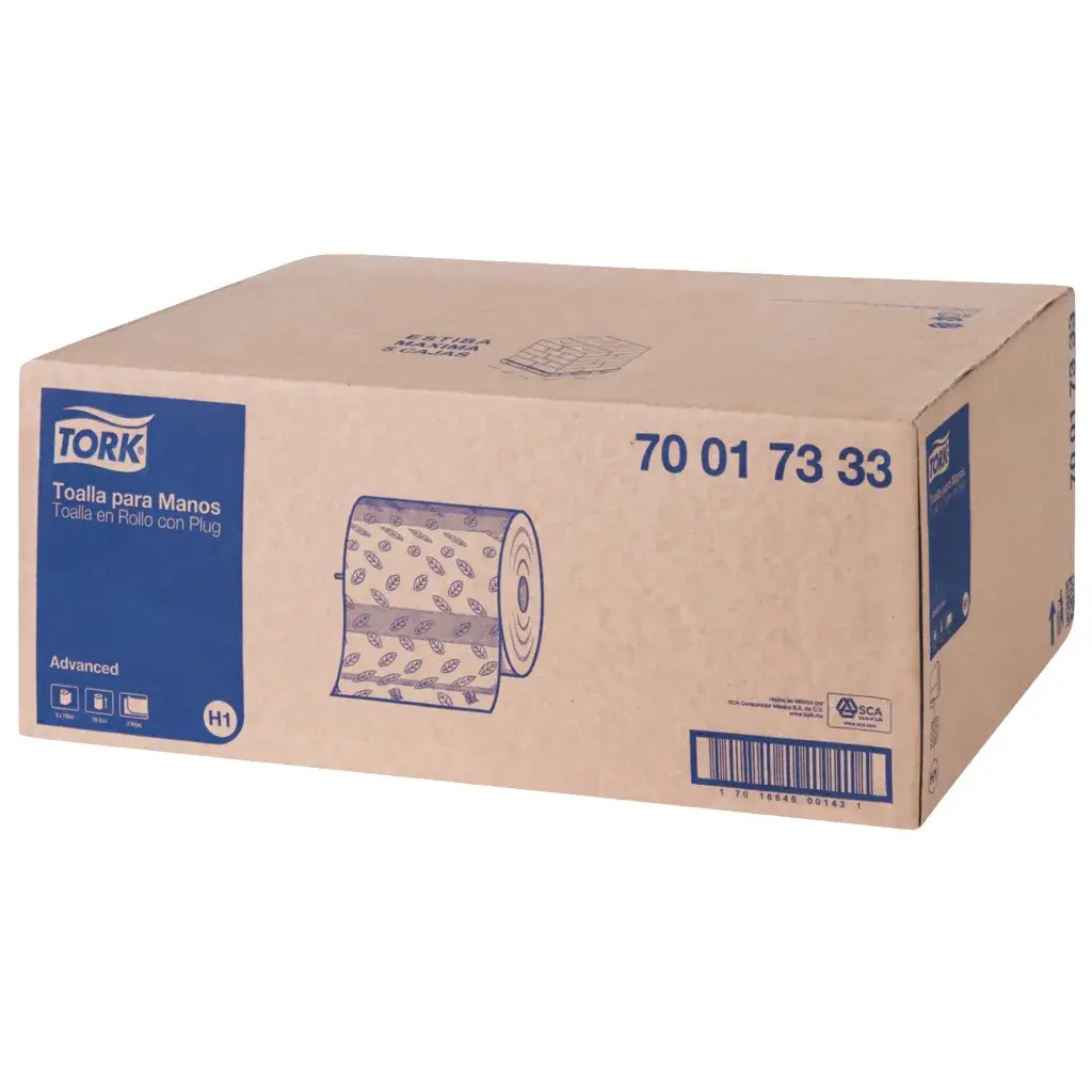 Toalla rollo Tork advance con plug 180 mts