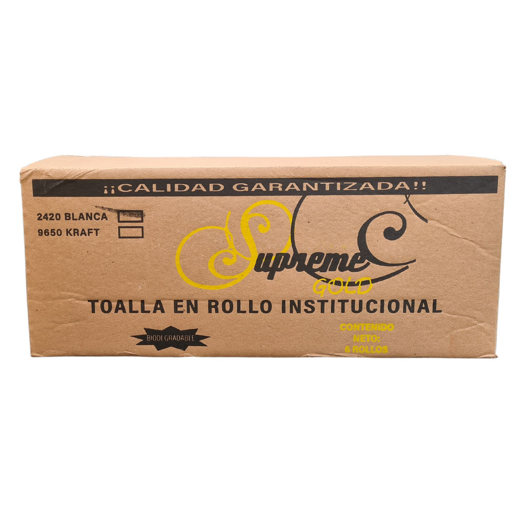 Toalla rollo Supreme Gold 160 mts