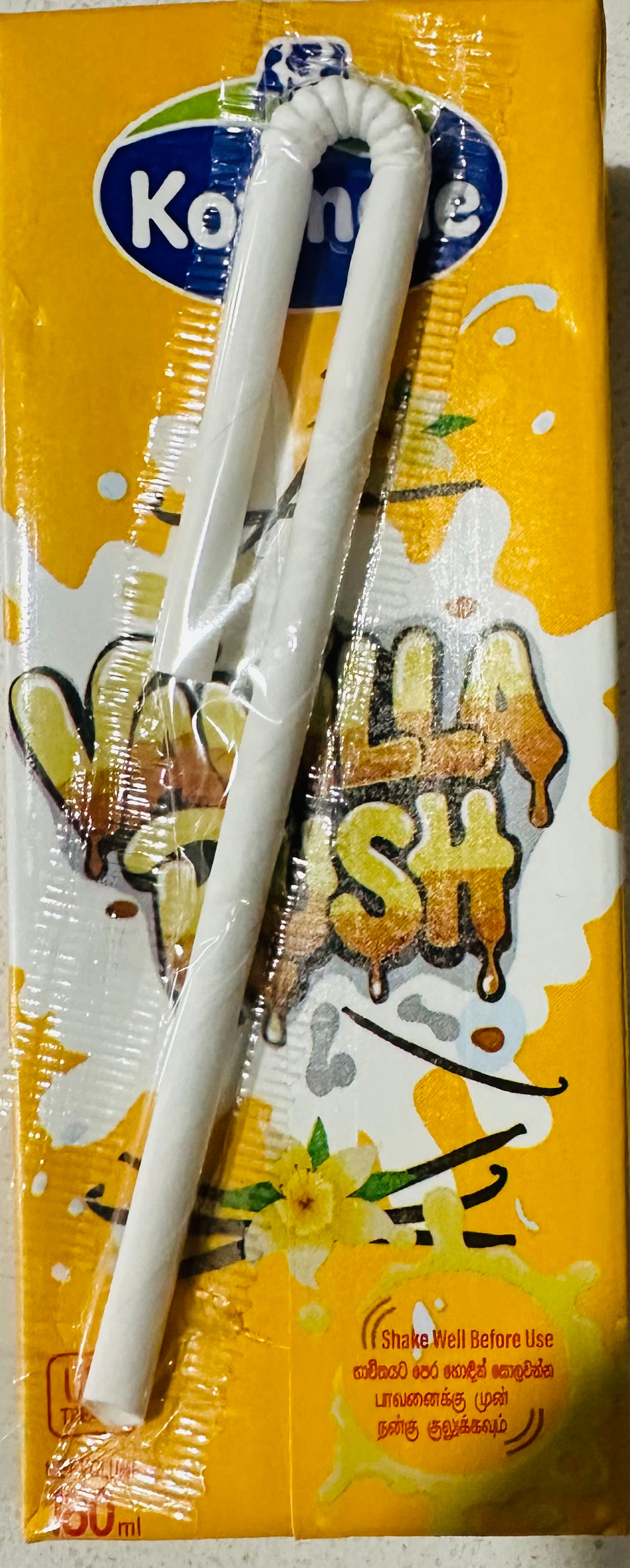 Vanilla Rush: Kotmale vanilla flavoured milk