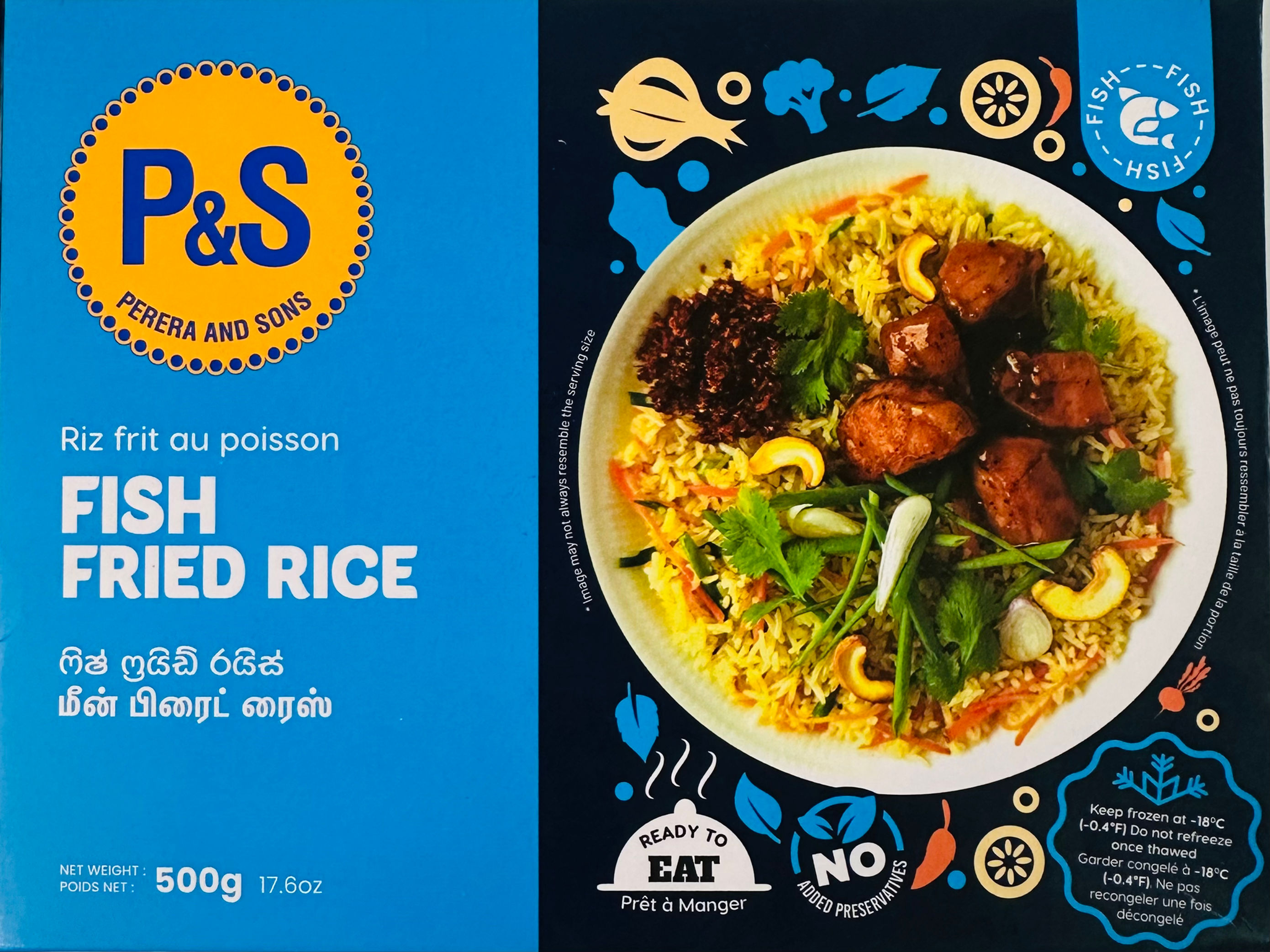 Fish Fried Rice - Frozen - P&S