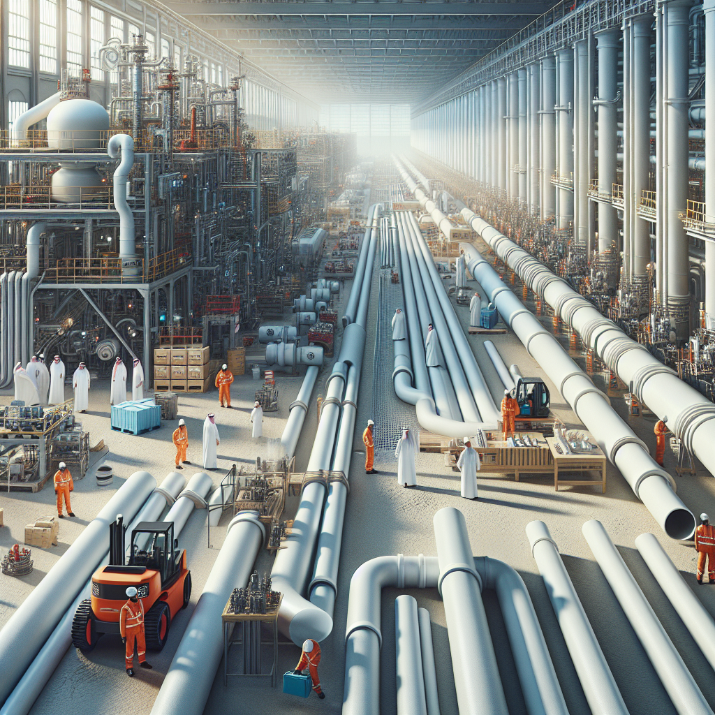 PVC Pipes adco pipes in factory