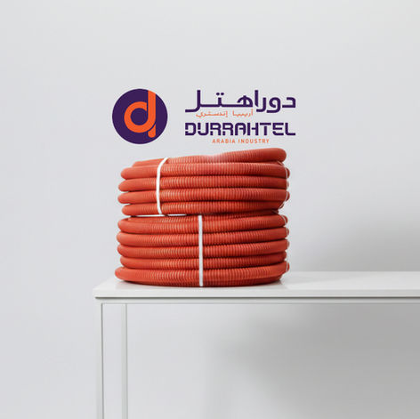 Single Wall Corrugated Flexible Pipe  orange color