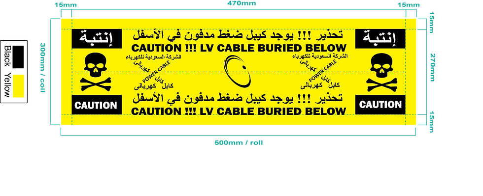 Yellow - WT - LV cable