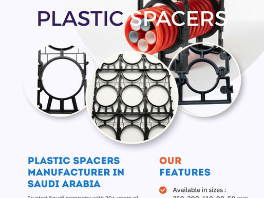 Plastic Spacer for COD Pipes, HDPE & PVC Pipes Manufactured in Saudi Arabia