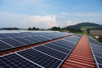 Image of roof mounted solar panels