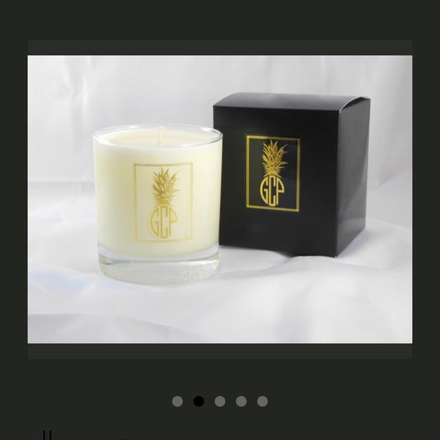 Golden Pineapple Candle Co