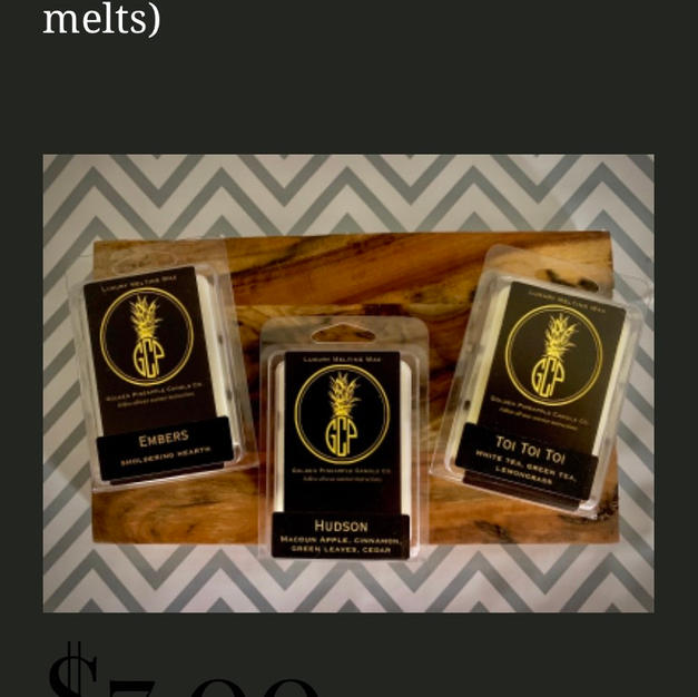 Golden Pineapple Candle Co