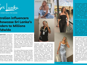 Australian Influencers to promote Sri Lanka Tourism