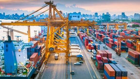 Colombo port jumps to 20th in global container port rankings.