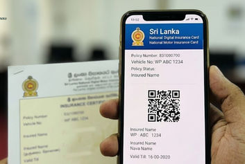ශ්‍රී ලංකාව ඩිජිටල් මෝටර් රථ රක්ෂණ කාඩ්පත් හඳුන්වා දෙයි...