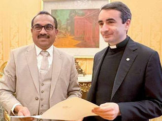 ශ්රී ලංකාවේ නිල සංචාරයක් සඳහා ජනාධිපතිතුමා XIV වන ලියෝ පාප් වහන්සේට ආරාධනා කරයි...