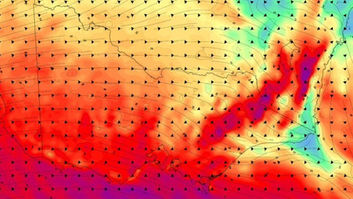 Wild winds and near 40°C heat sweep across three states