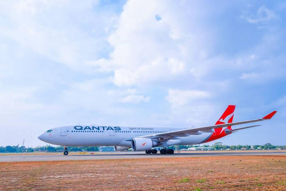 Bandaranaike International Airport Welcomes Historic Qantas Kangaroo Route Flight