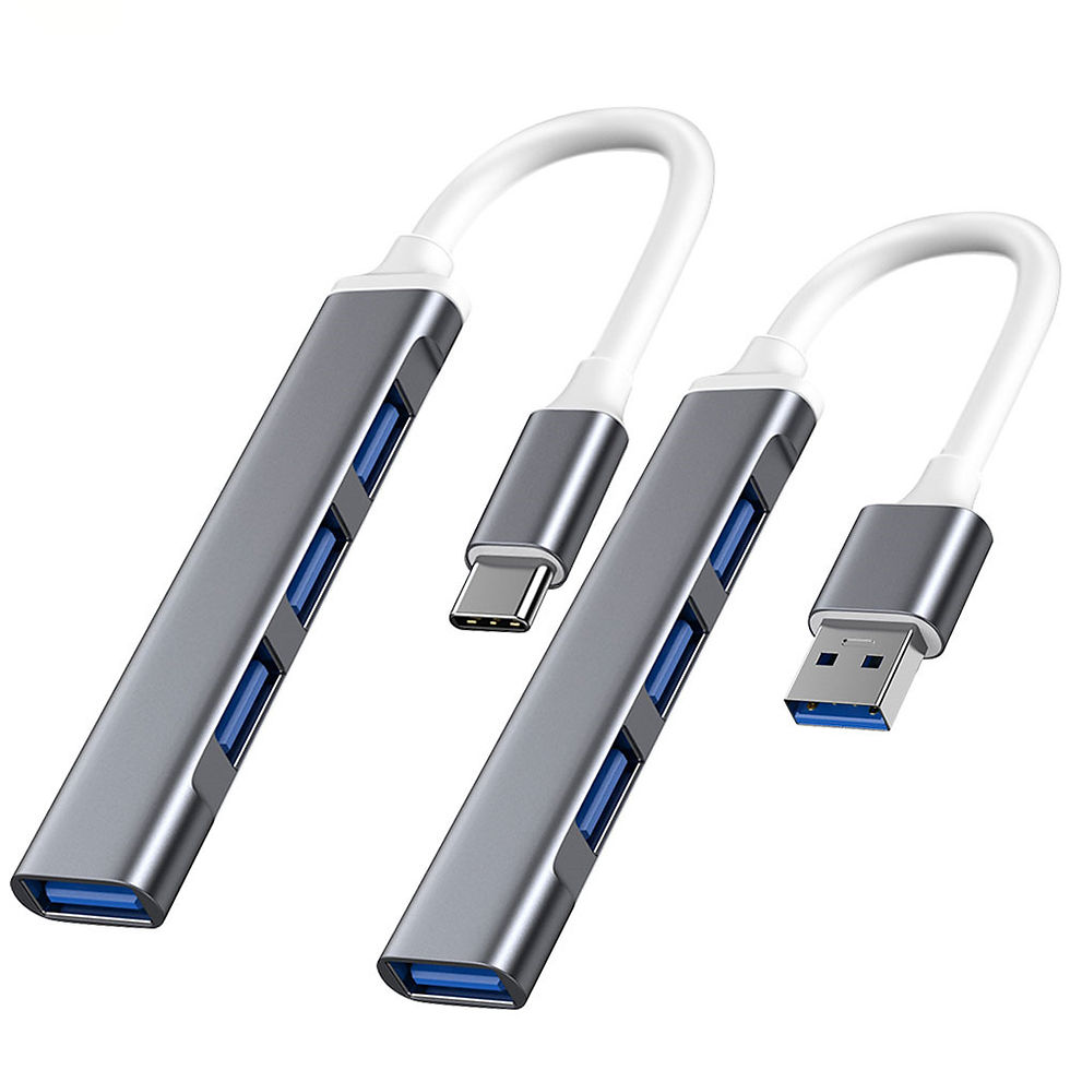 ProLink USB-C Hub 4-port USB 3.0 multi adapter aluminum body UK