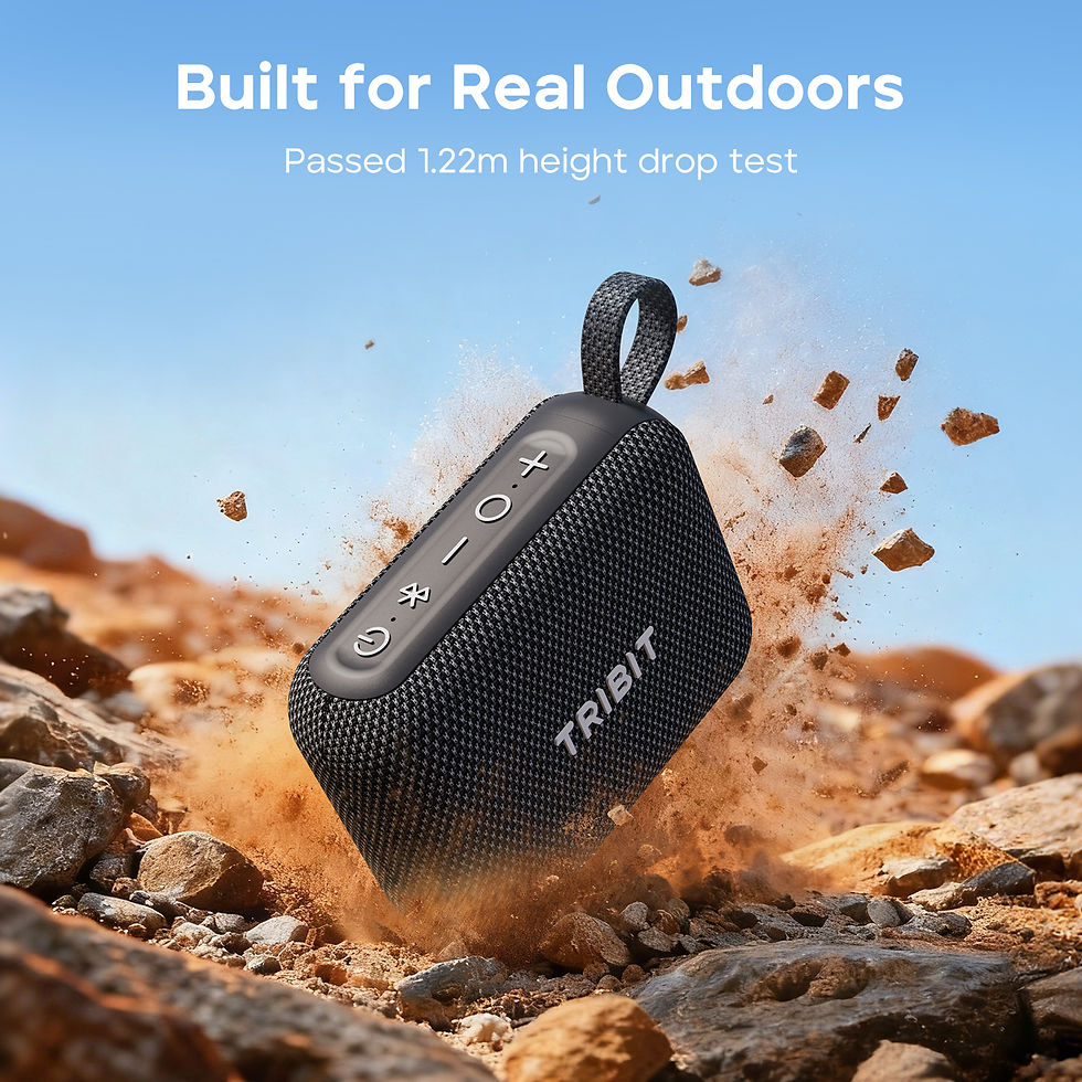 Thumbnail: Waterproof Bluetooth Speaker – Compact & Powerful Sound