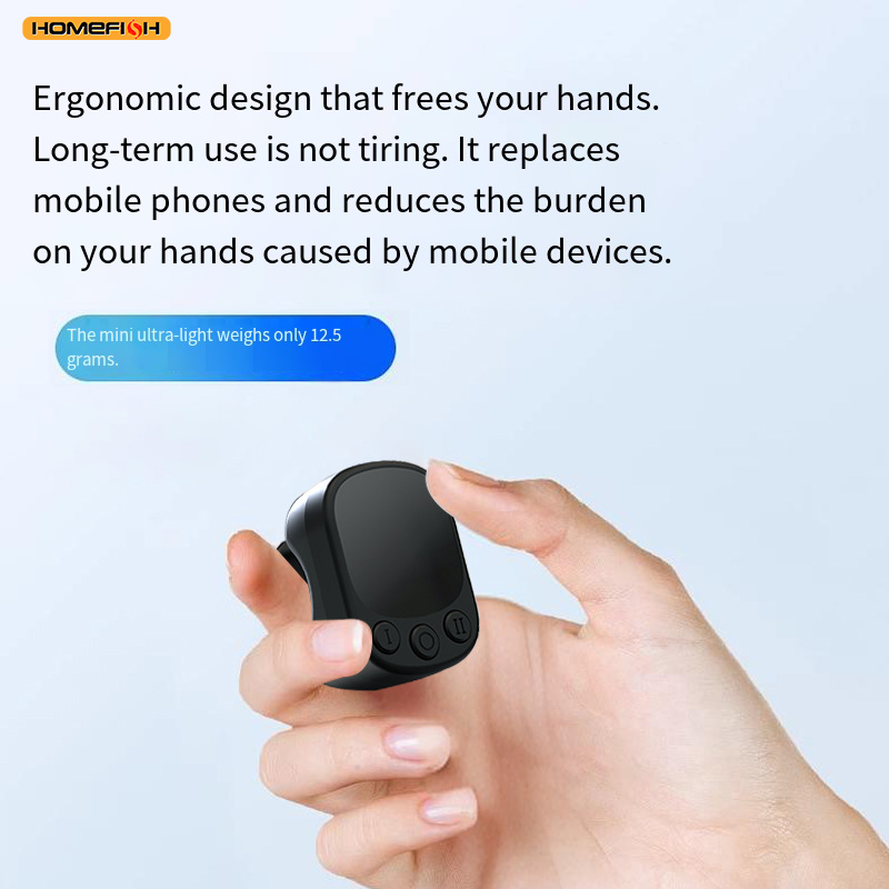 Thumbnail: Wireless Smart Ring Remote Control with Touchpad & Screen Clicker for Phones
