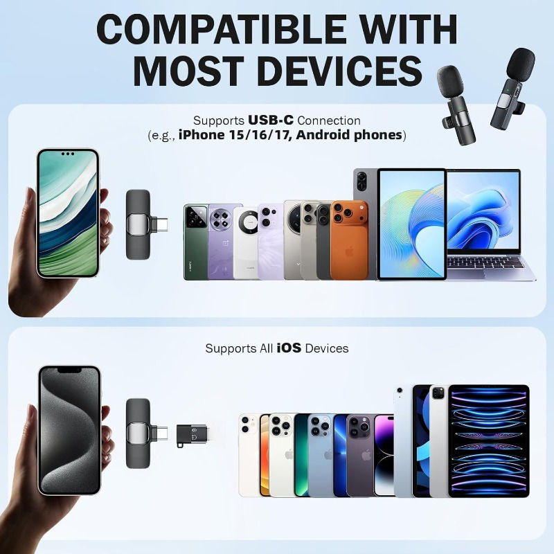 Thumbnail: Wireless Lavalier Microphone  – K1 PocketStudio for iPhone & Android