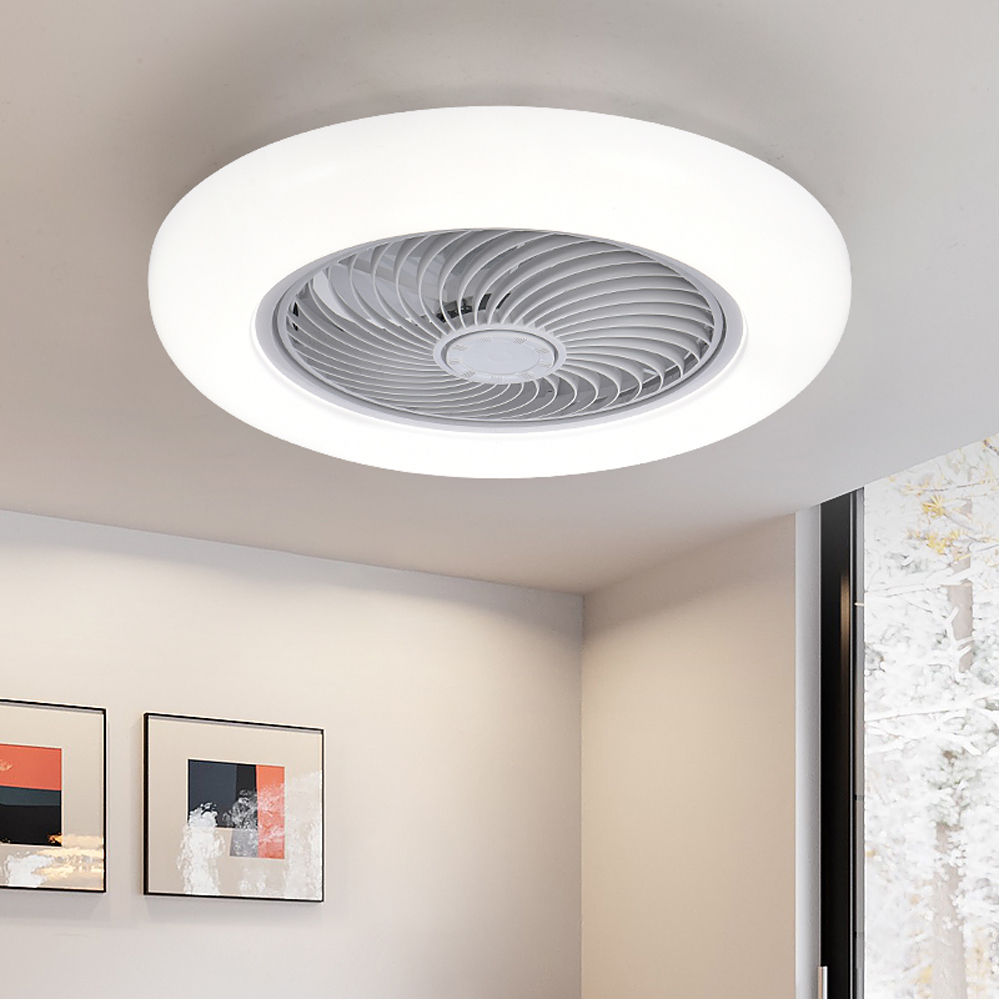Ceiling Fan with Light and Remote – Silent & Compact Design