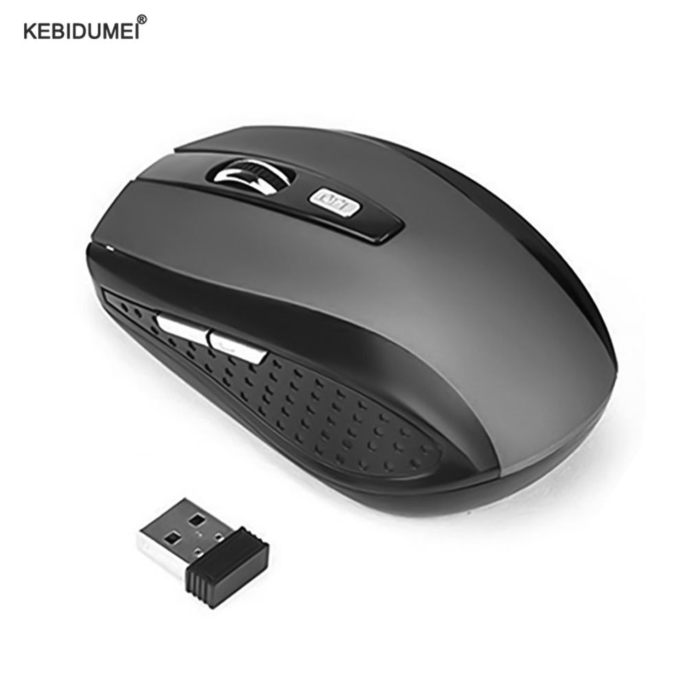 Silent Wireless Mouse UK – Ergonomic 1600 DPI 6-Button Control