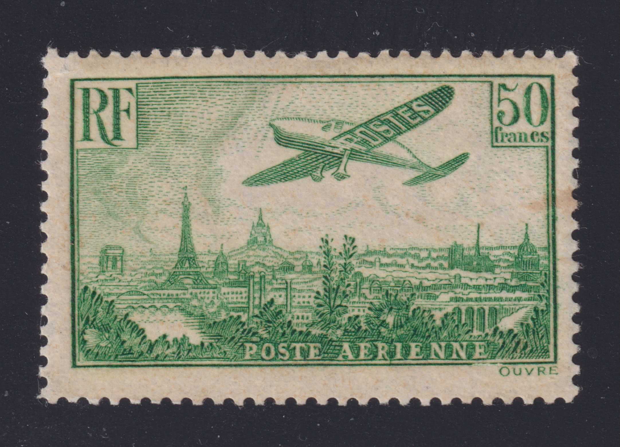 Poste aérienne, N° 14, neuf **  signé Brun et certifié par JFB Philatélie.