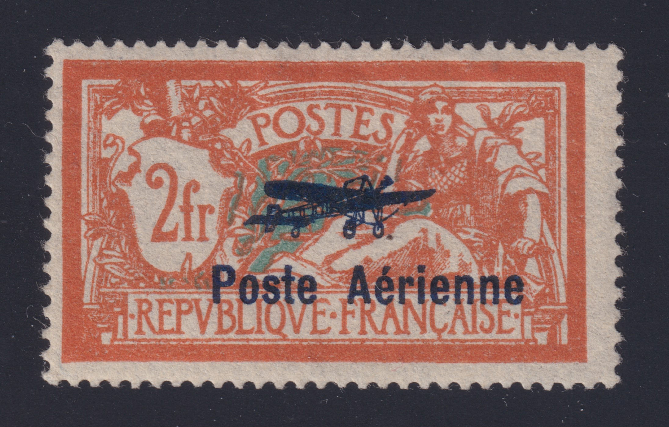 Poste aérienne N° 1, neuf * signé Chandanson et Calves avec certificat