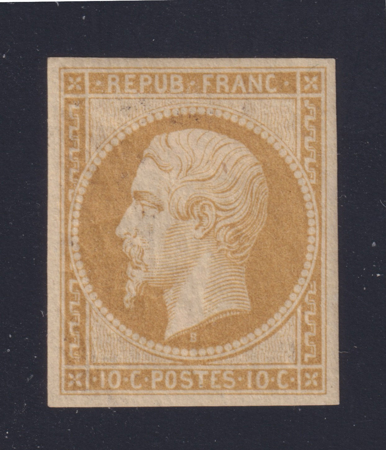 Classique, Présidence N° 9e neuf , réimpression, signé Brun et certifié