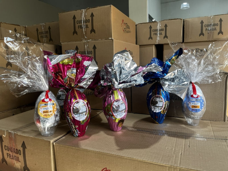 Alunos da rede municipal de Assis recebem ovos de Páscoa pela primeira vez